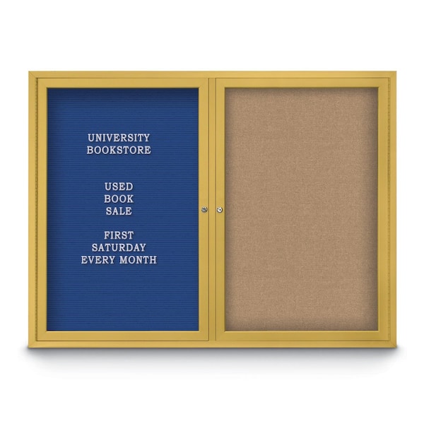 Corkboard, 18"x24", Black/Satin